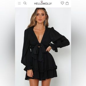 HelloMolly Lost Somebdy Dress Black